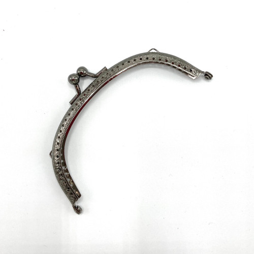 5 Sew in metal clasp purse frame - Pinwheels